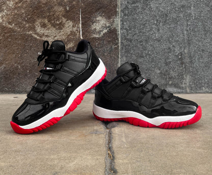 Retro 11 Low RED AND BLACK