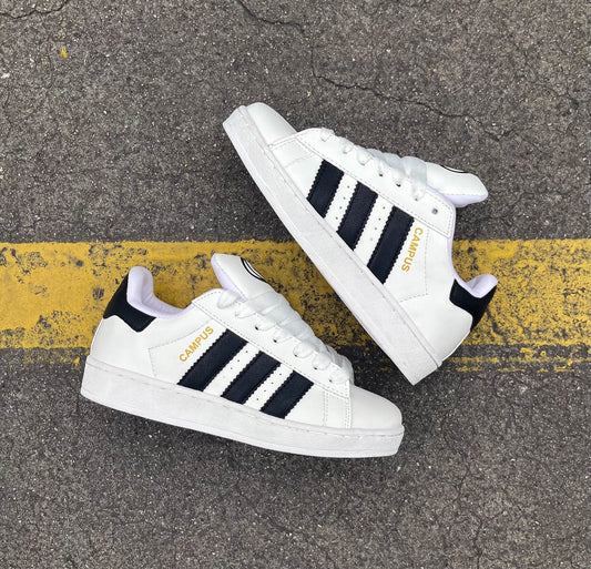 CAMPUS 00S CLASSIC WHITE AND BLACK