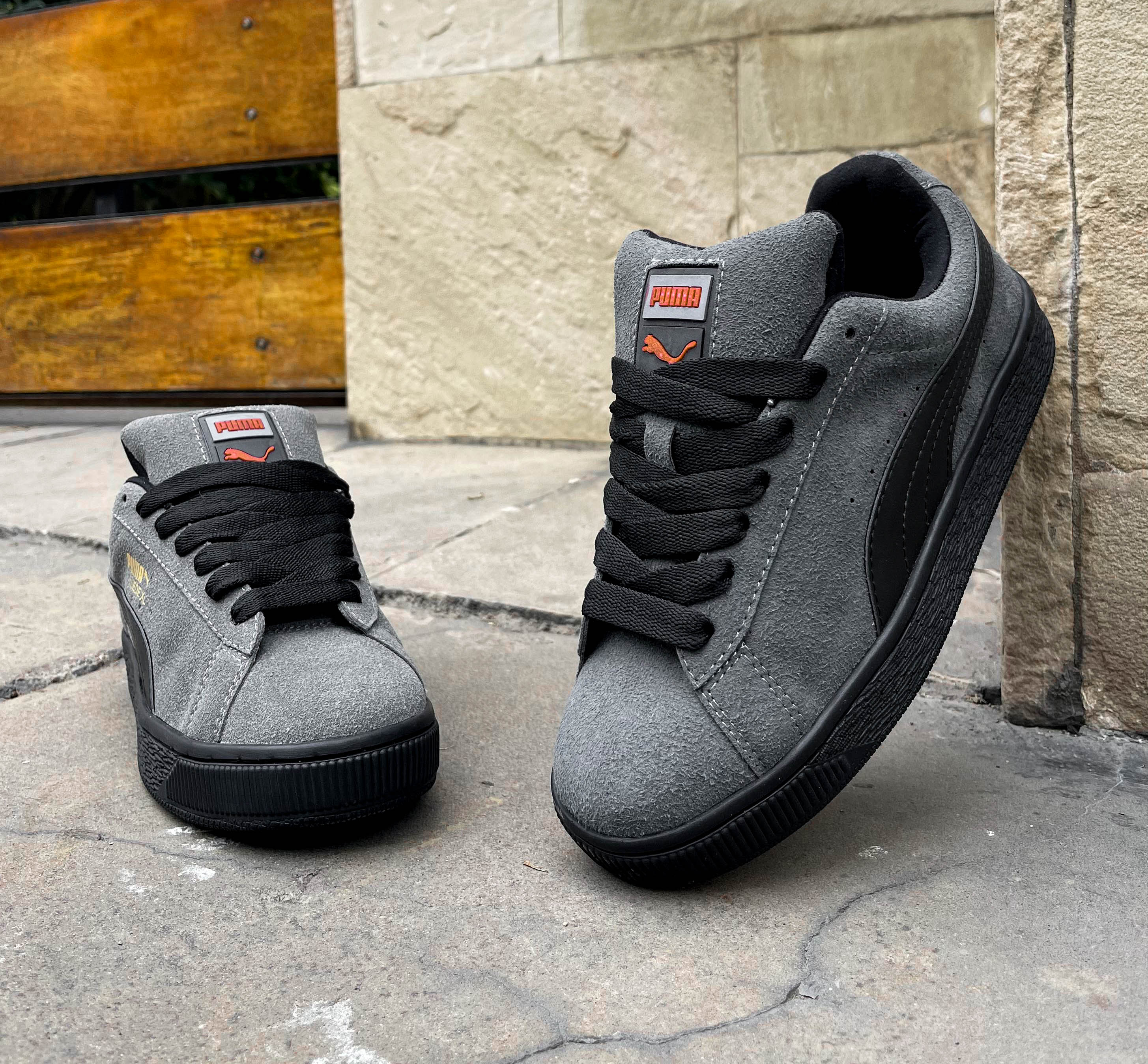 PUMA XL BLACK FULL GAMUZA