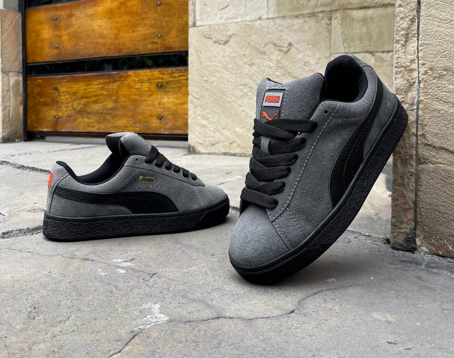 PUMA XL BLACK FULL GAMUZA