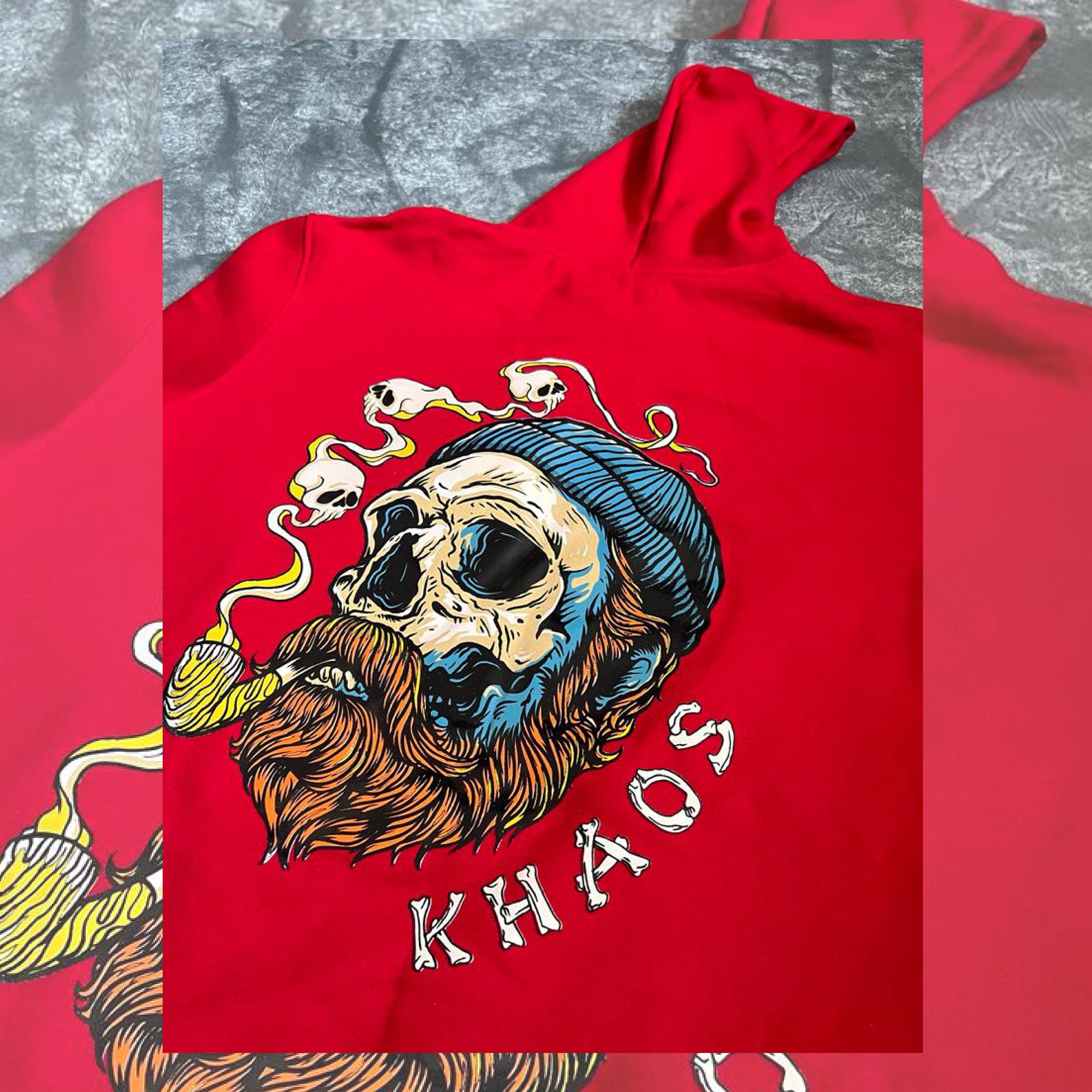 POLERA KHAOS VIKINGO RED