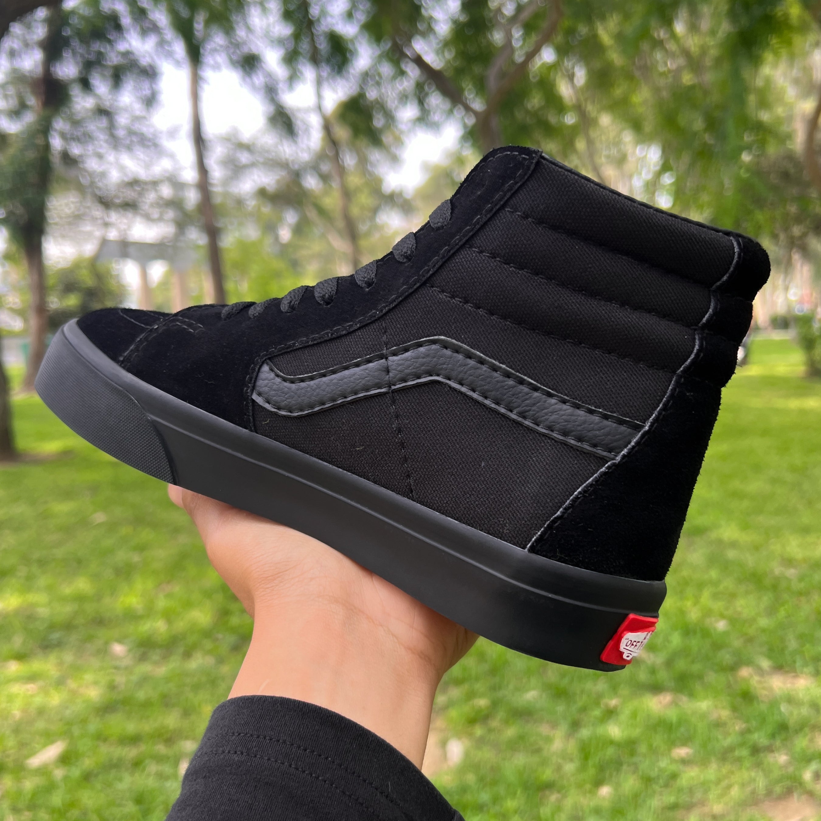 VANS BOTINES NEGRO